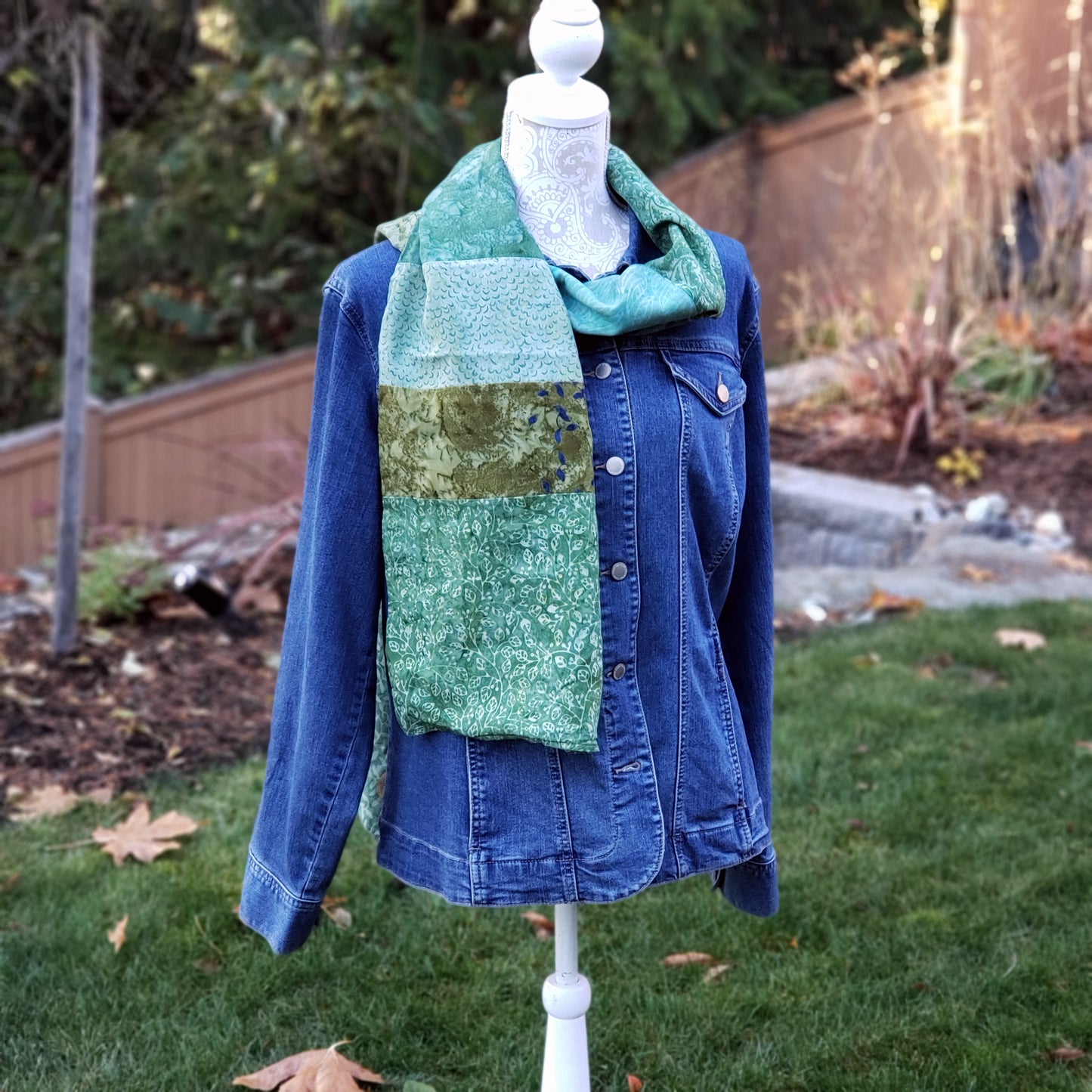 Batik Patchwork Scarf