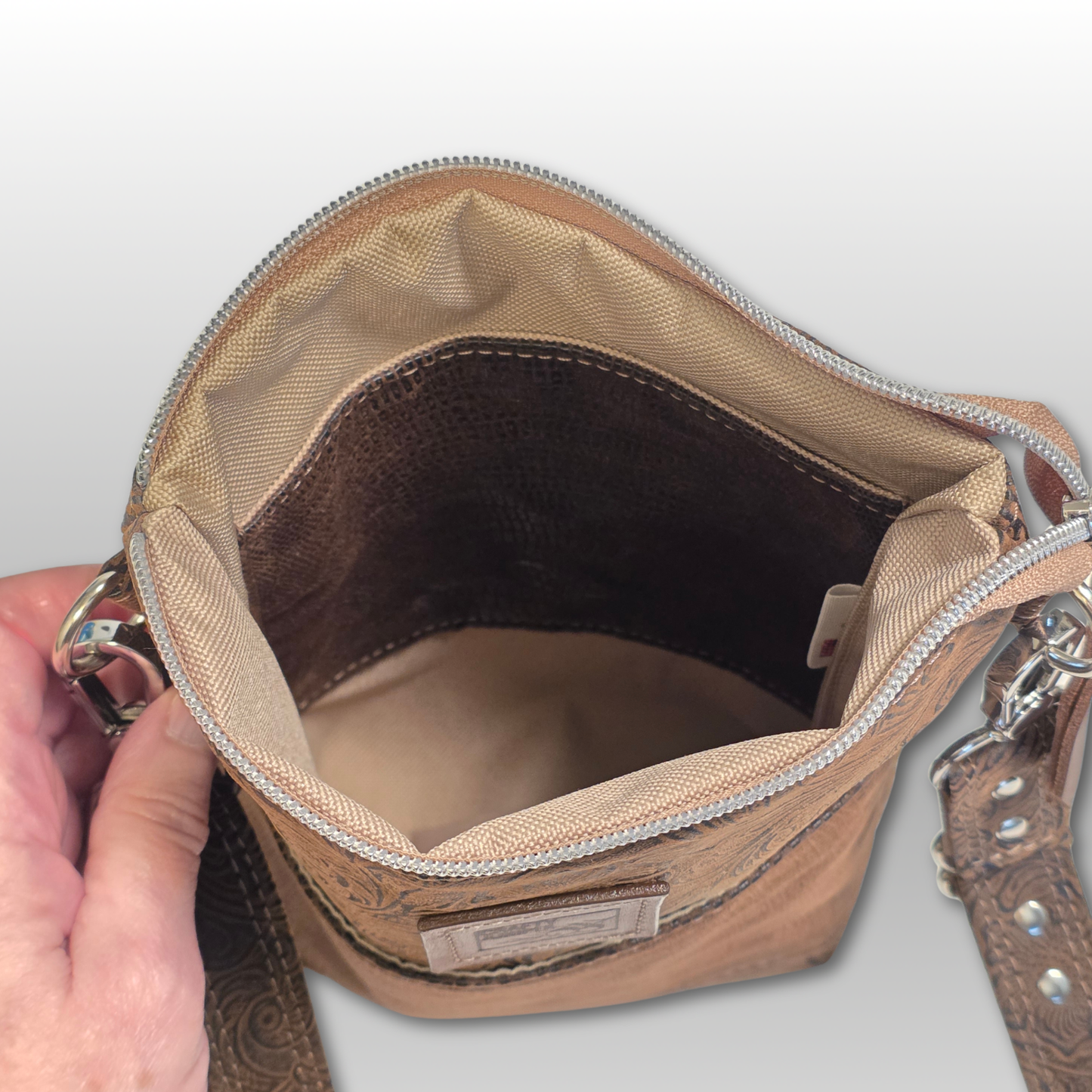 Around Town Crossbody Faux Leather