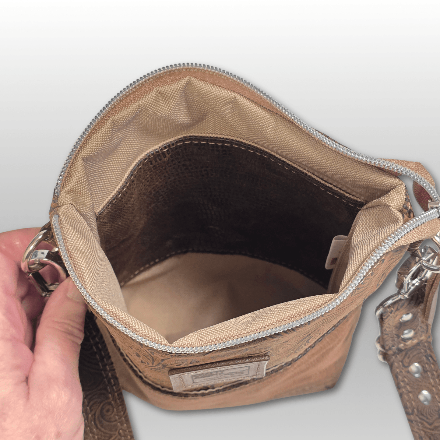 Around Town Crossbody Faux Leather - Crafty Juniper