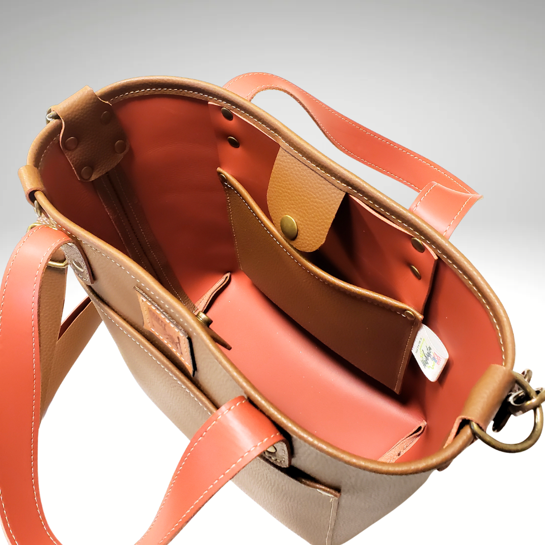 Leather Brooke Mini Tote