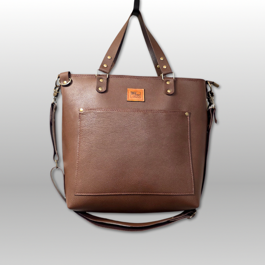 Brooke leather tote