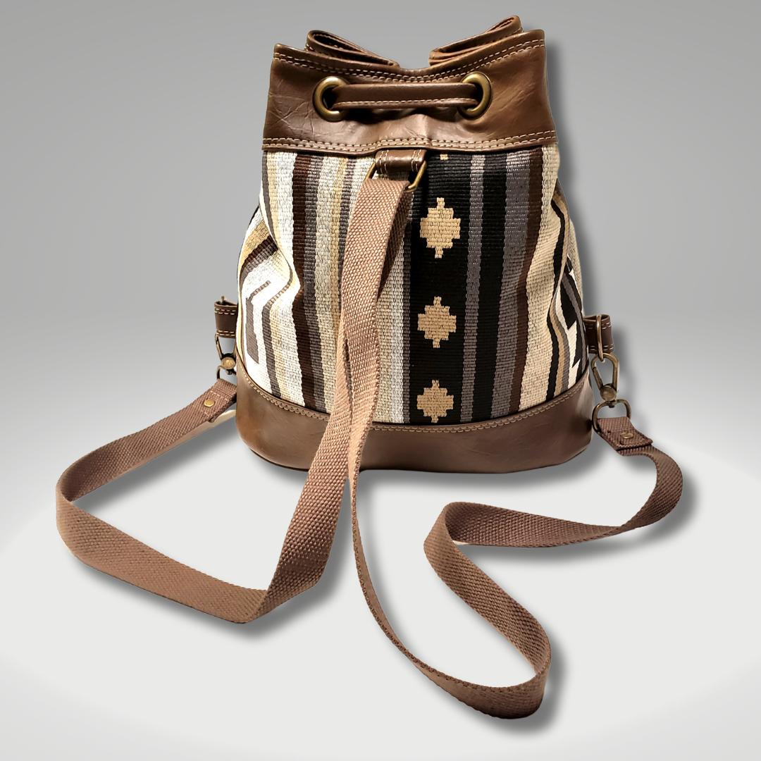 Convertible Drawstring Bucket bag