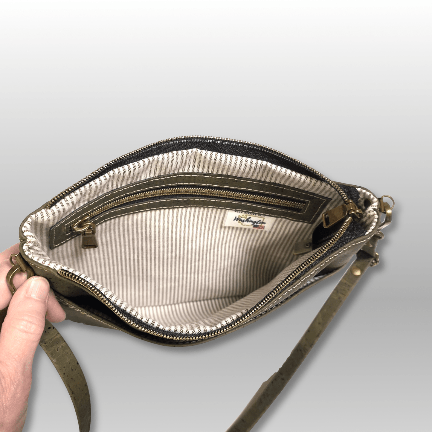 Callisto Cork Slim Crossbody - Crafty Juniper