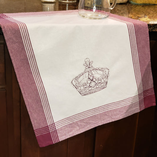 Embroidered Tea Towel