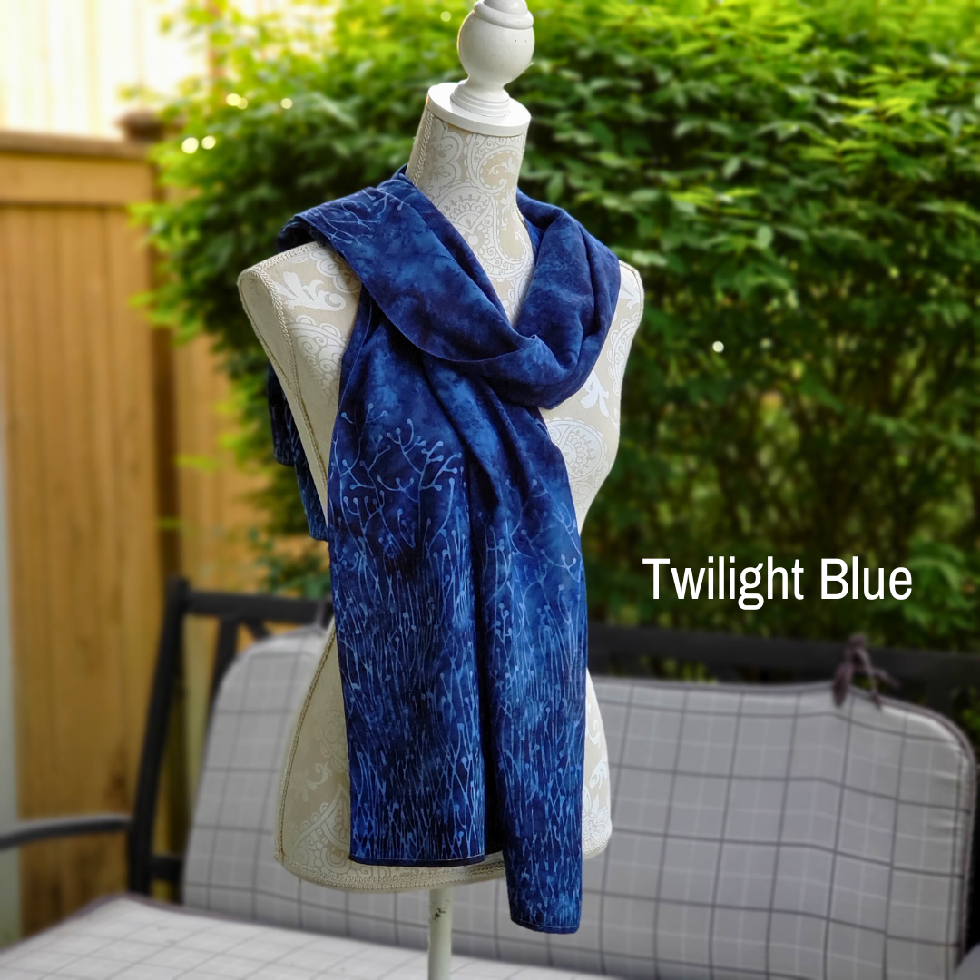 Batik Rayon Scarf - color options