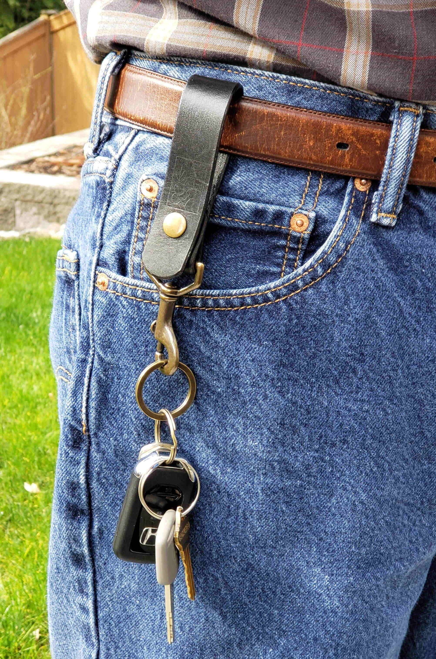 Leather Key Fob