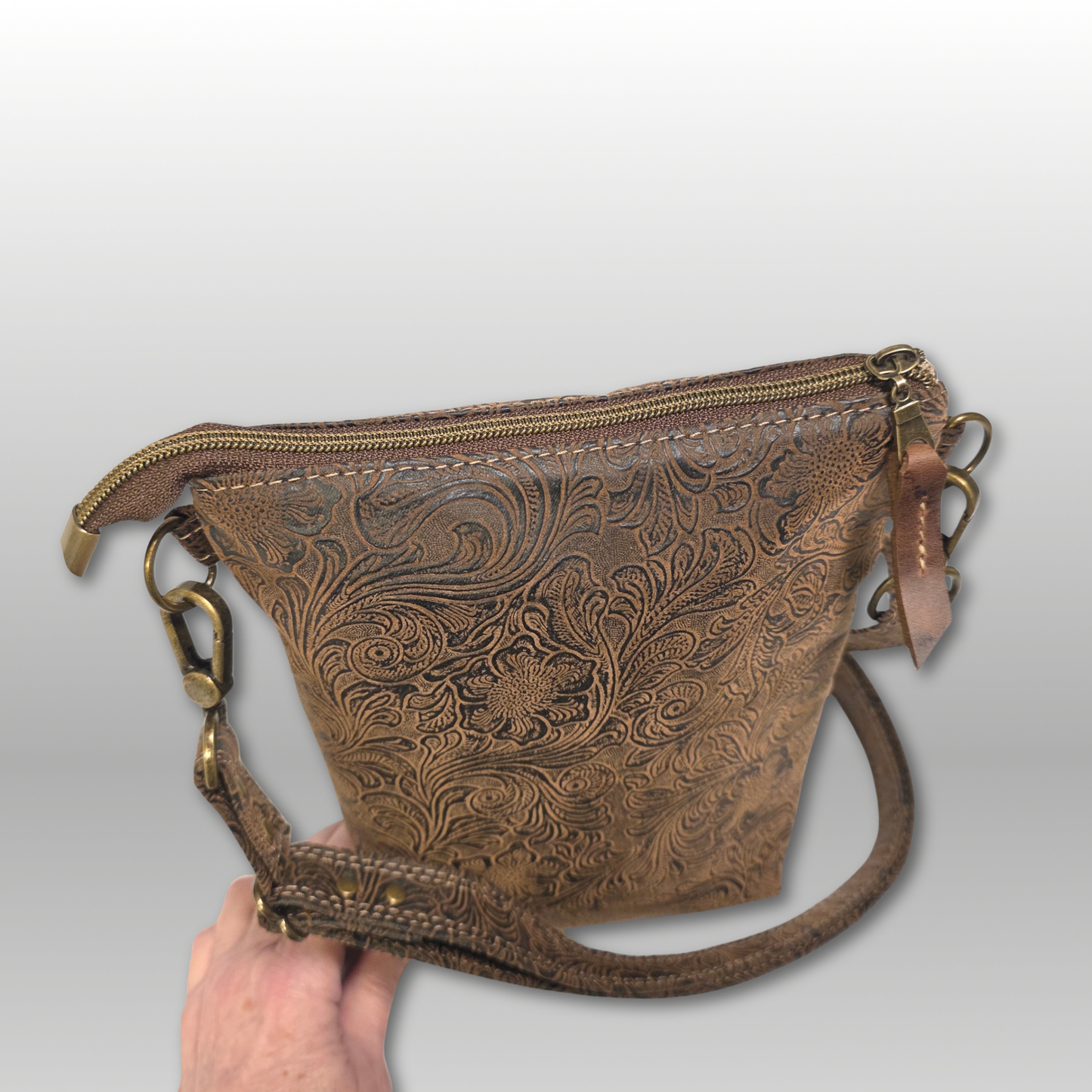 Around Town Crossbody Faux Leather