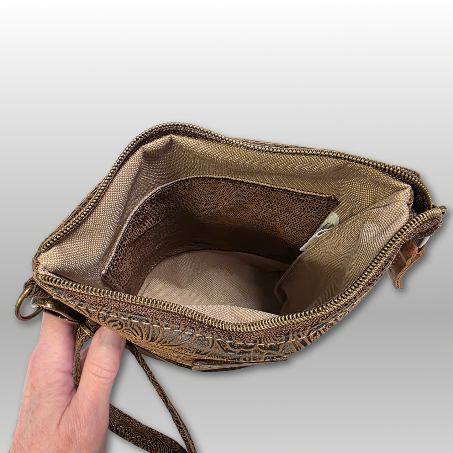 Around Town Crossbody Faux Leather
