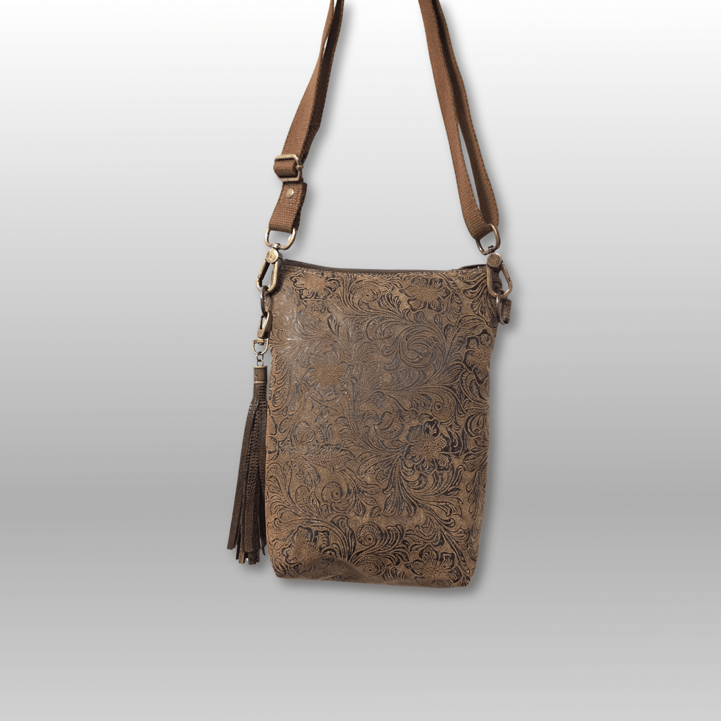 Around Town Crossbody Faux Leather - Crafty Juniper