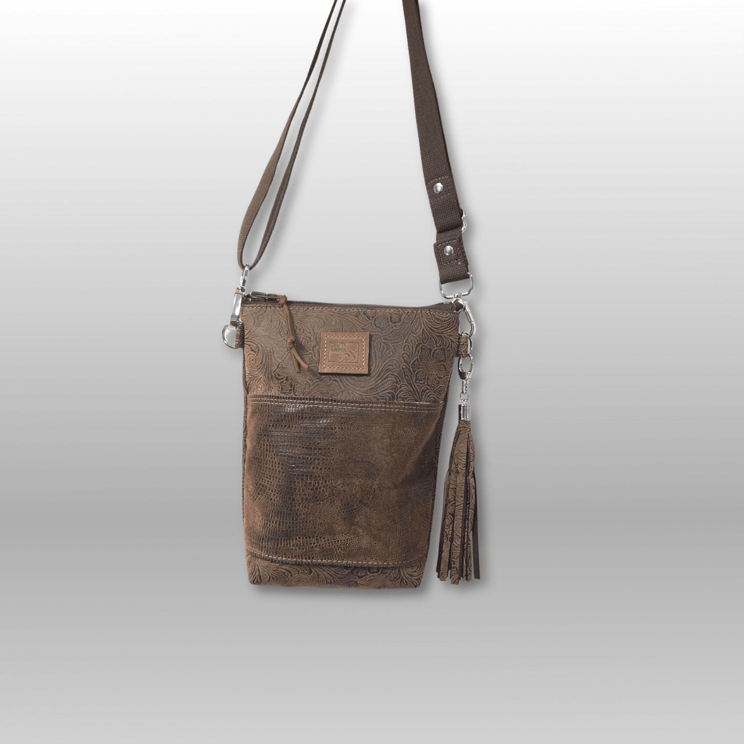 Around Town Crossbody Faux Leather - Crafty Juniper