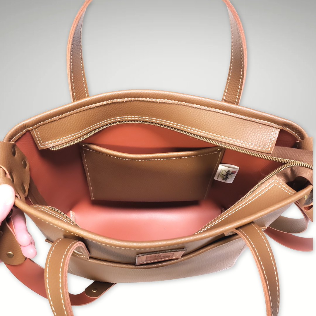 Leather Brooke Mini Tote