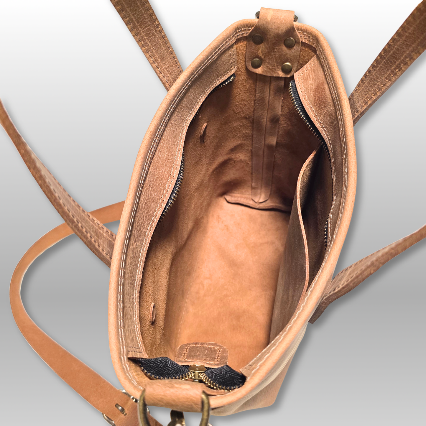Leather Brooke Mini Tote