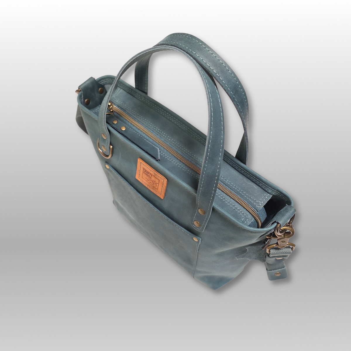 Leather Brooke Mini Tote