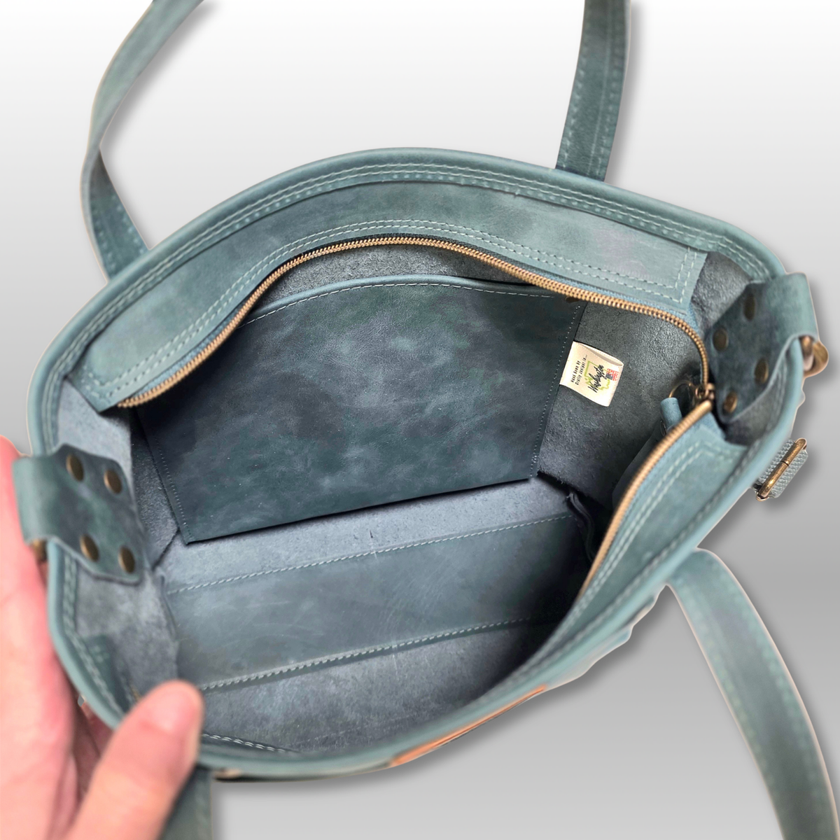 Leather Brooke Mini Tote