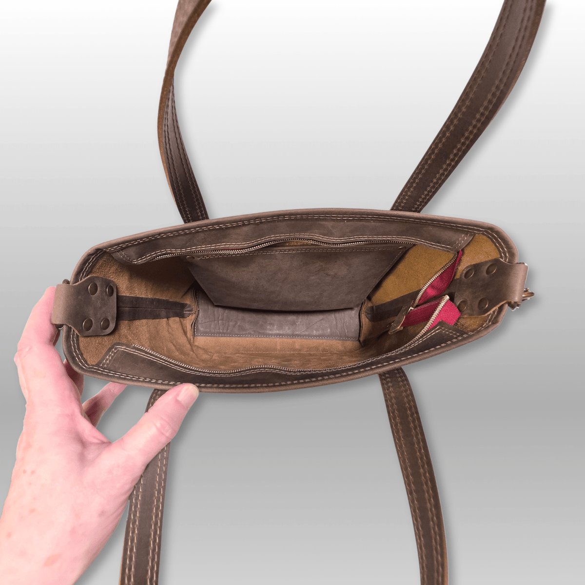 Leather Mini Tote - Crafty Juniper
