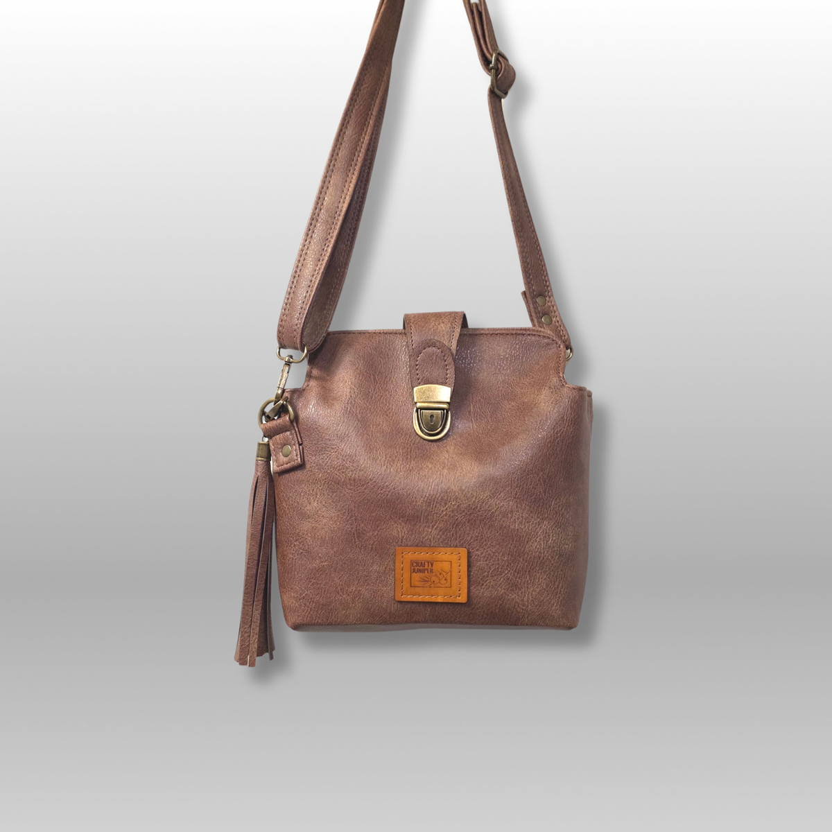 Cianna Faux Leather Crossbody Bag