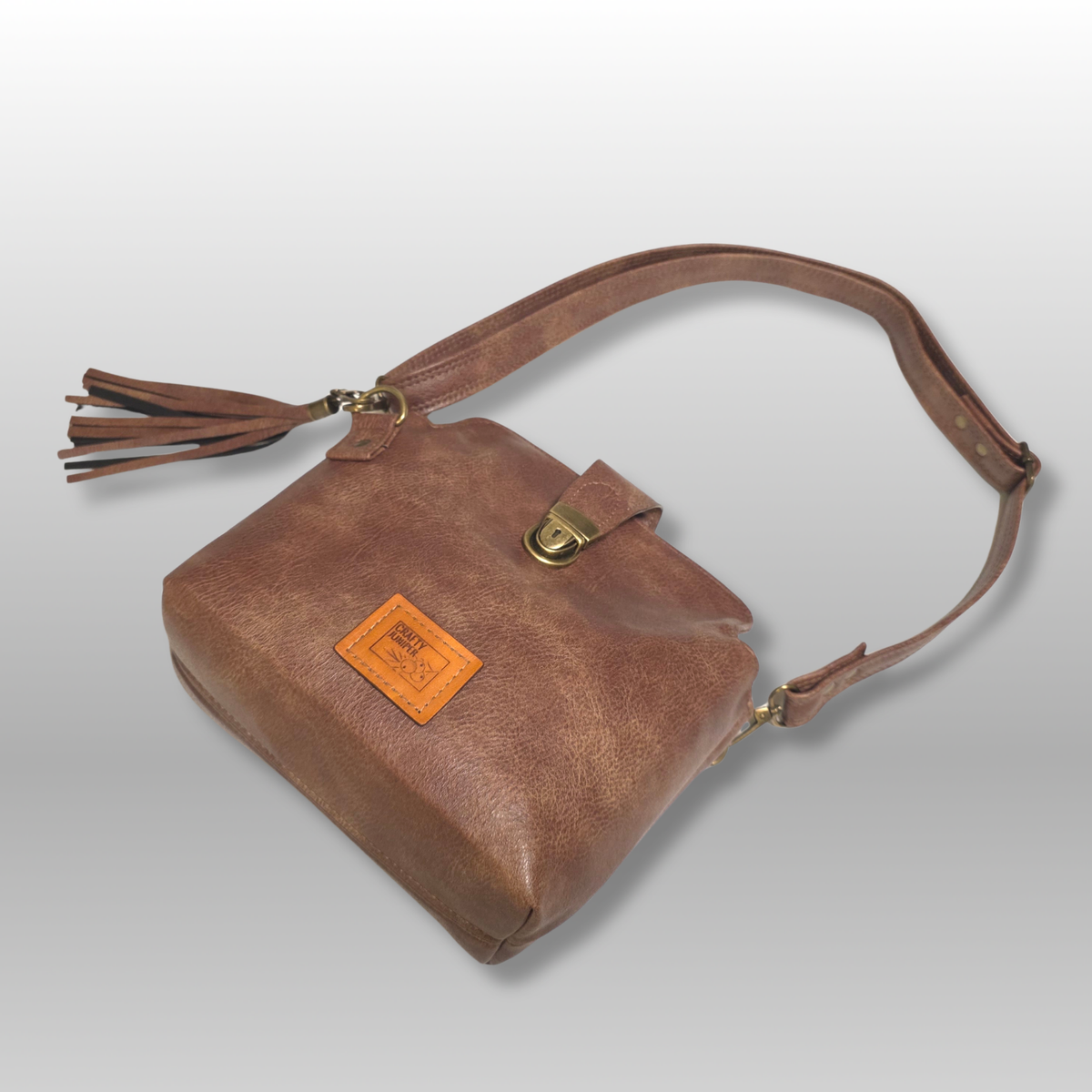 Cianna Faux Leather Crossbody Bag
