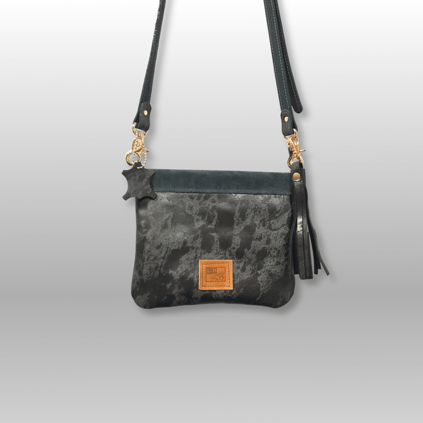 Leather Pop Open Crossbody Bag - Crafty Juniper