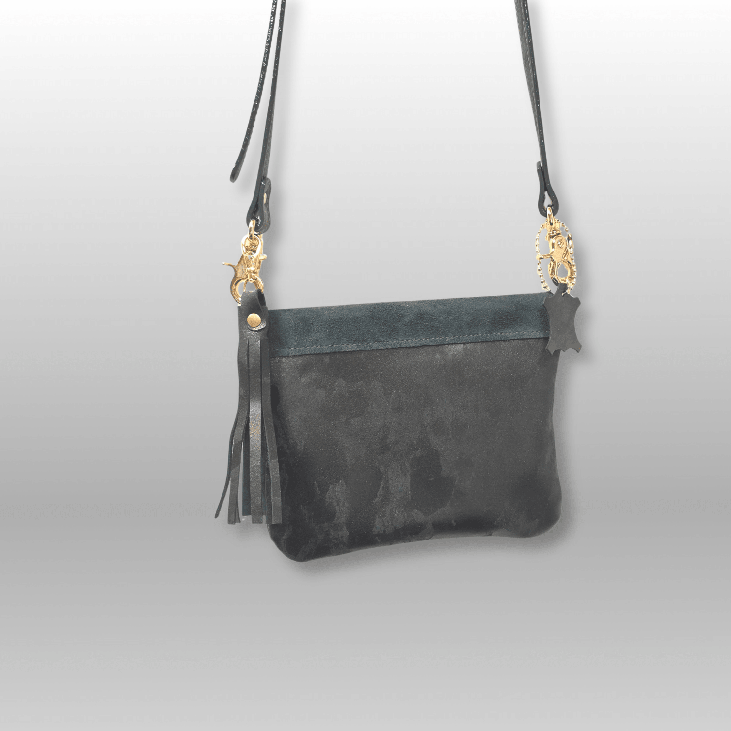 Leather Pop Open Crossbody Bag - Crafty Juniper