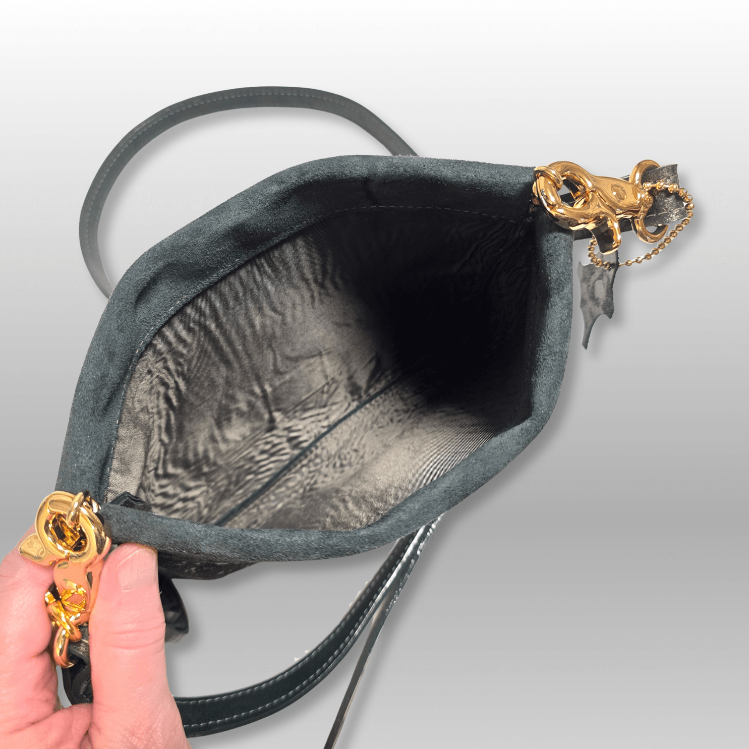 Leather Pop Open Crossbody Bag - Crafty Juniper