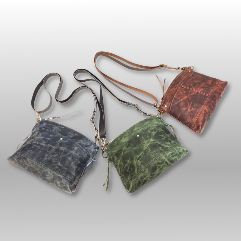 Minimalist Leather Crossbody Bag