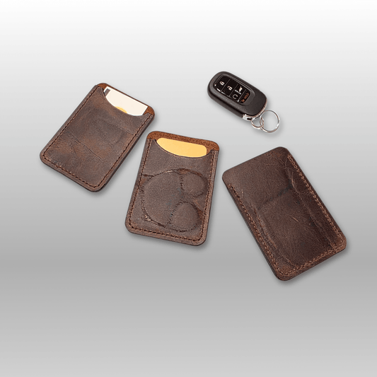 Simple Leather Card Case - Crafty Juniper