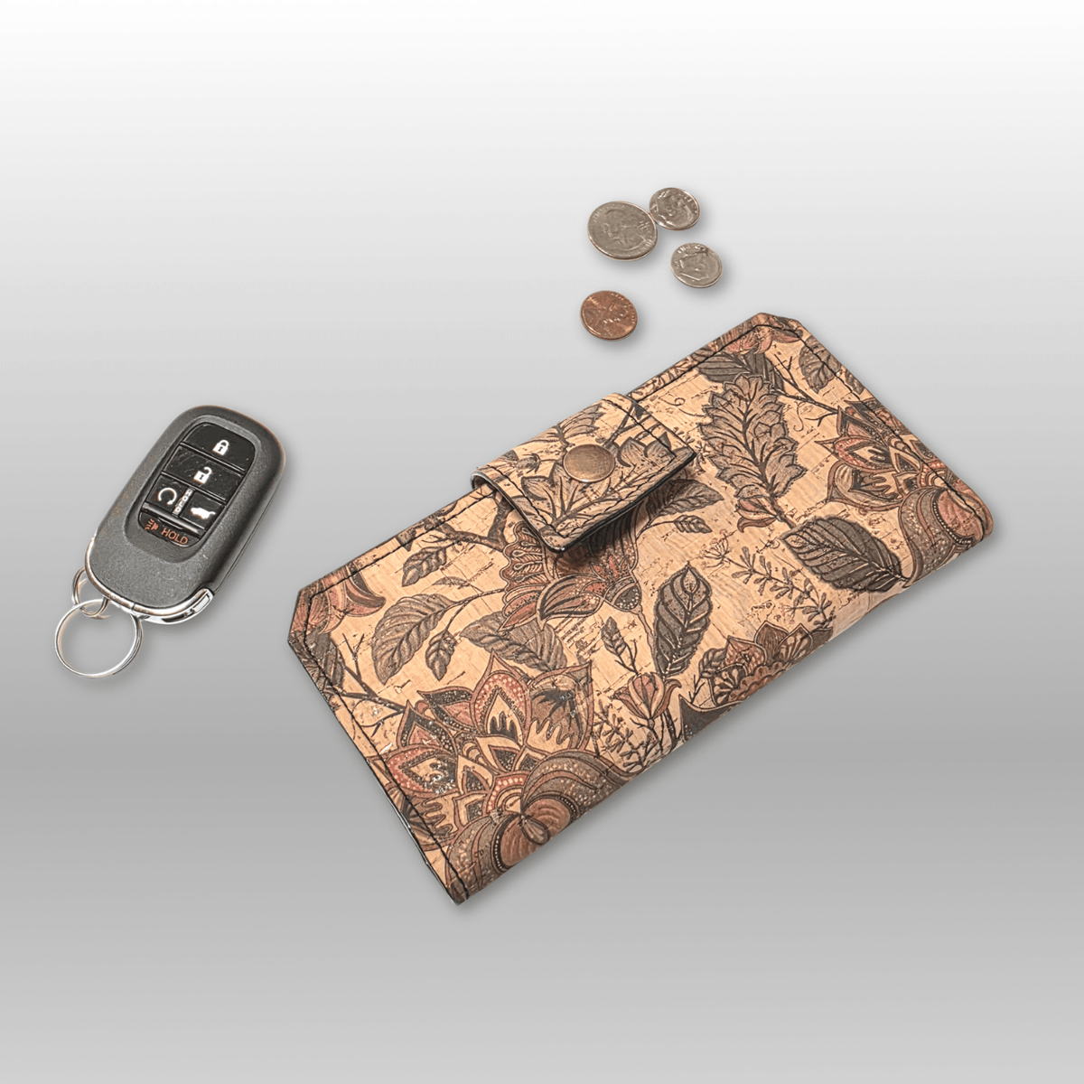 Tall Cork Wallet - Crafty Juniper