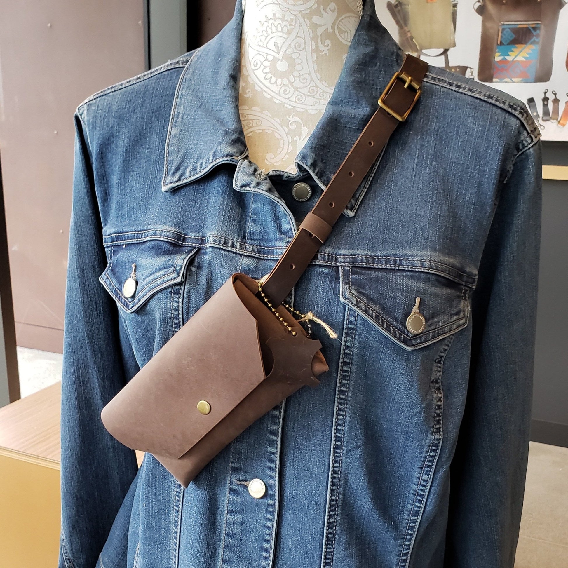 Balboa Leather Waist Bag - Crafty Juniper