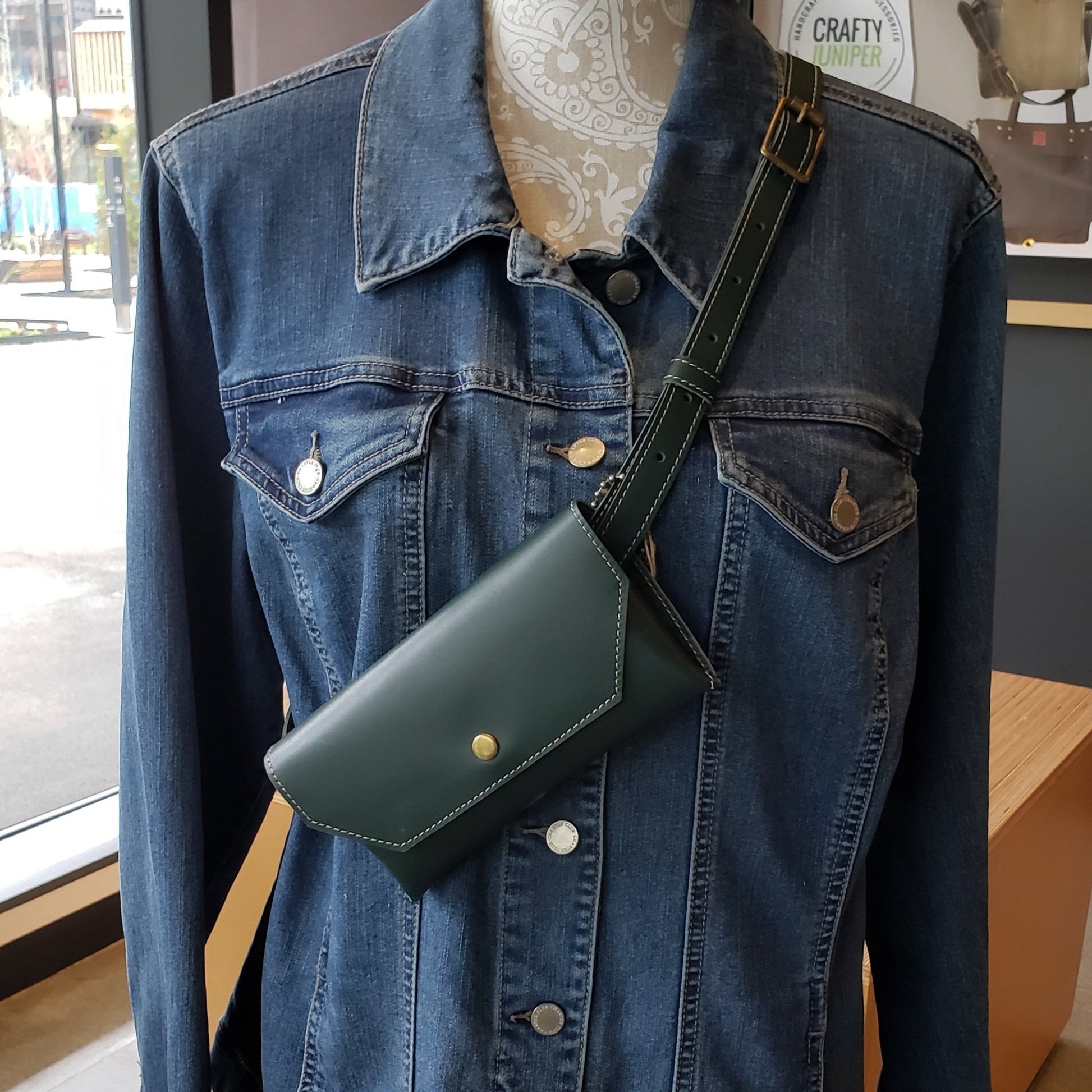 Balboa Leather Waist Bag - Crafty Juniper
