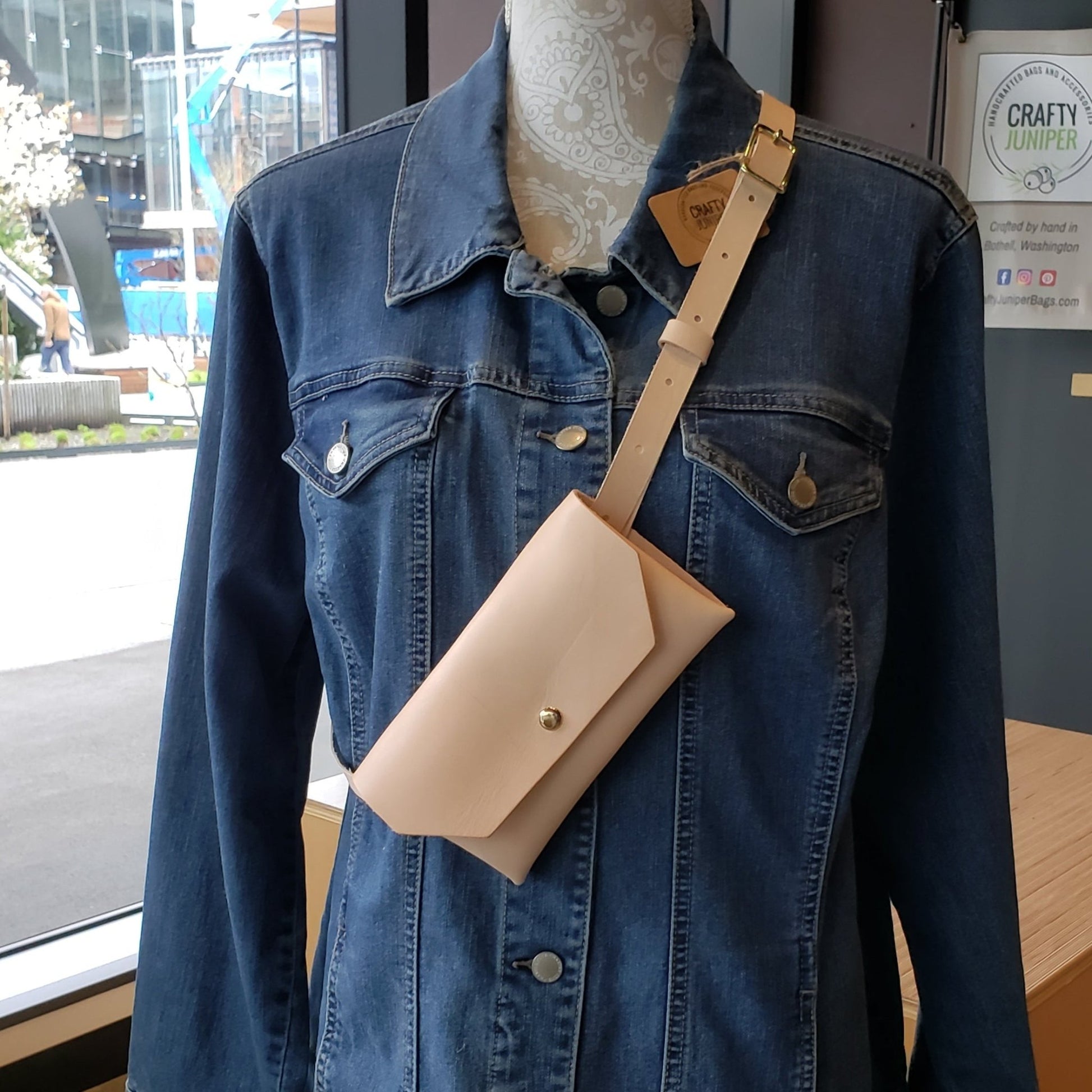 Balboa Leather Waist Bag - Crafty Juniper