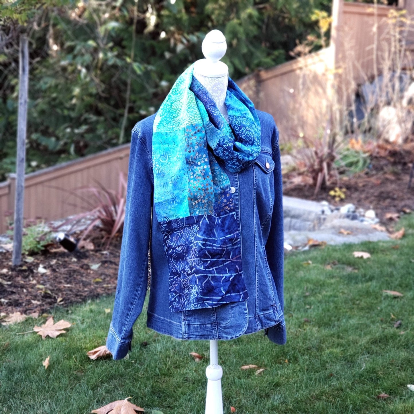 Batik Patchwork Scarf - Crafty Juniper