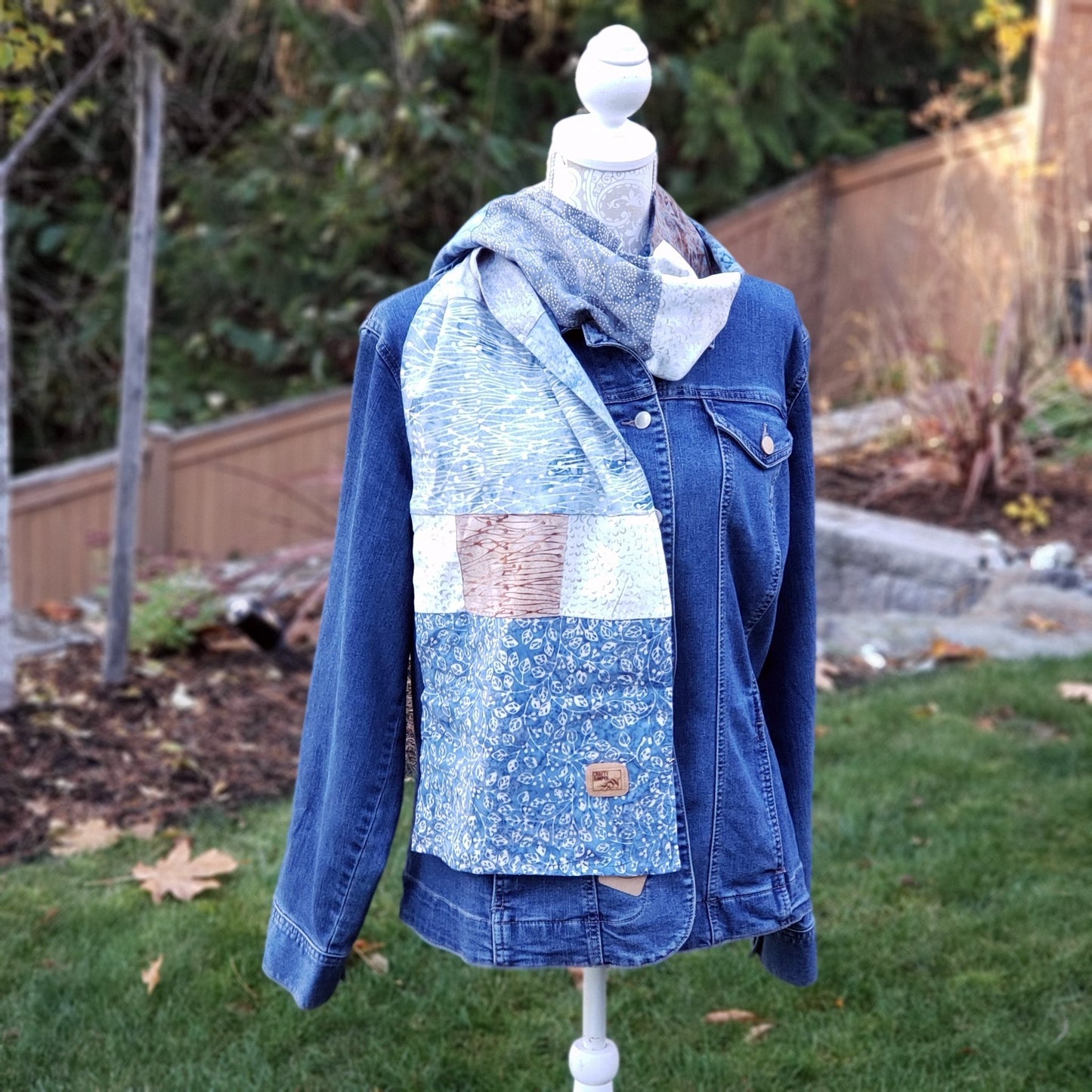 Batik Patchwork Scarf - Crafty Juniper