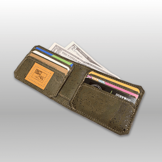 Bifold Cork Wallet - Crafty Juniper