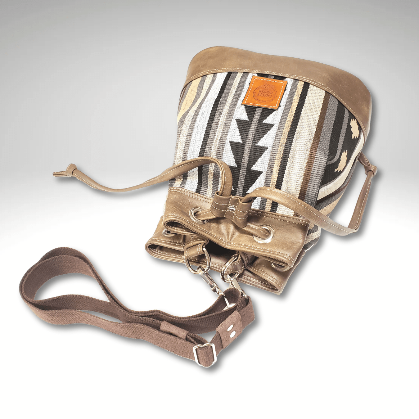 Bonnie Bucket Drawstring Bag - Crafty Juniper