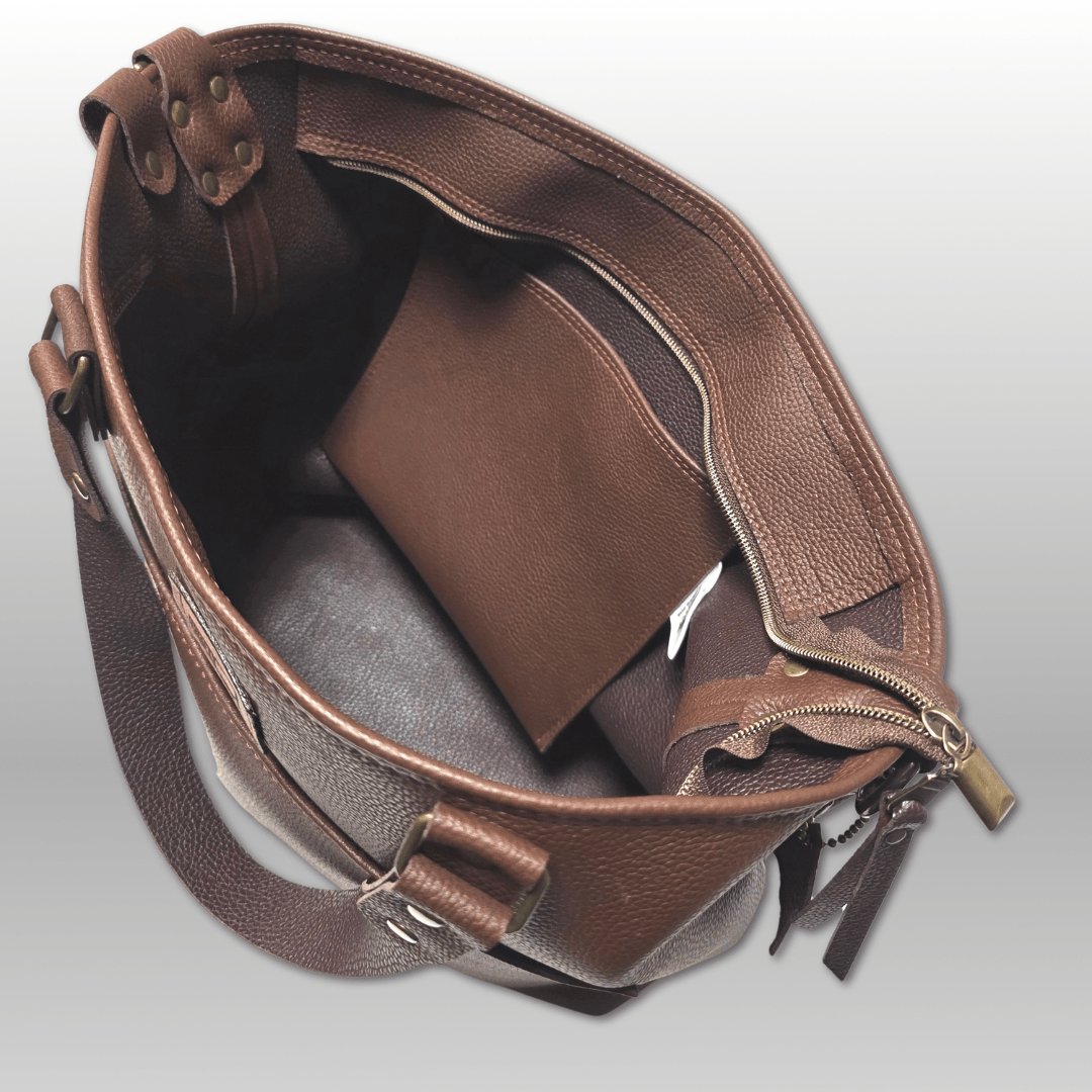 Brooke leather tote - Crafty Juniper