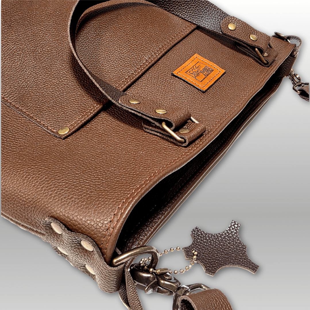 Brooke leather tote - Crafty Juniper