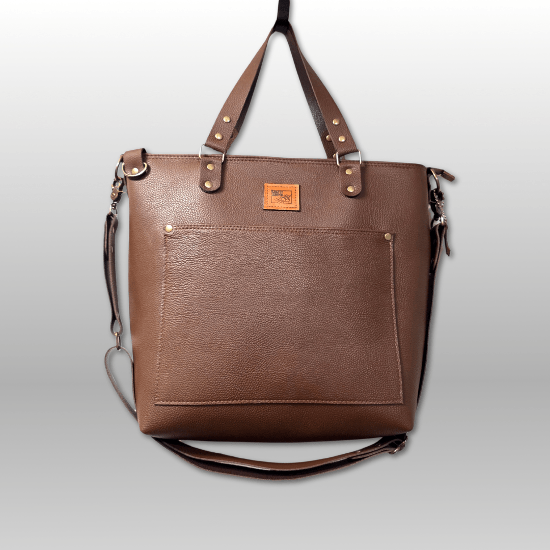 Brooke leather tote - Crafty Juniper