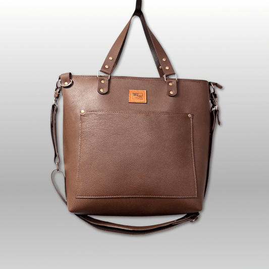 Brooke leather tote - Crafty Juniper