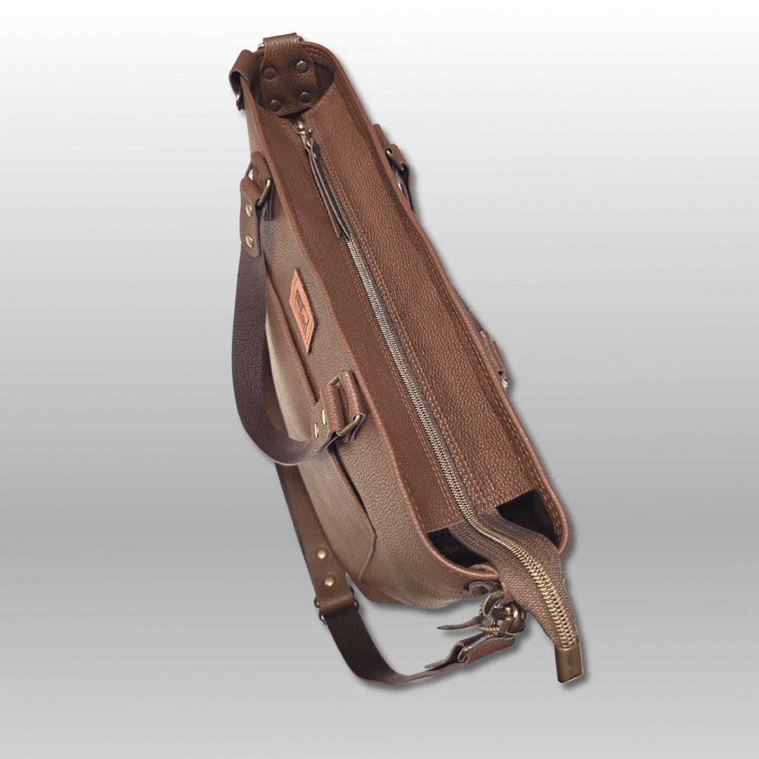 Brooke leather tote - Crafty Juniper