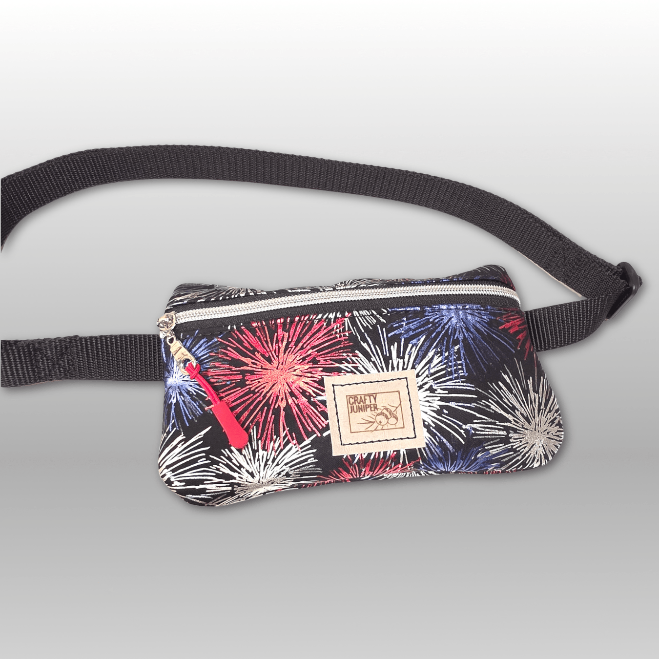 Bum Bag in Fireworks Cotton - Crafty Juniper