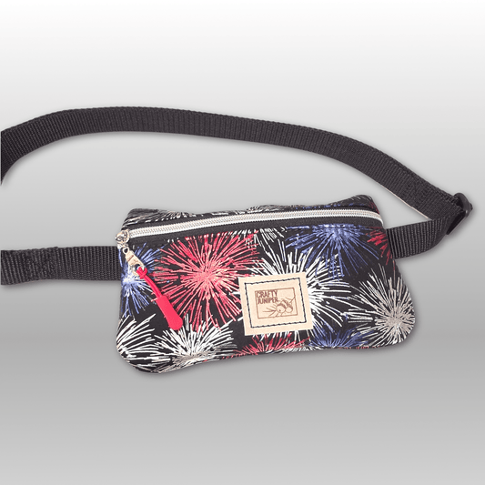 Bum Bag in Fireworks Cotton - Crafty Juniper