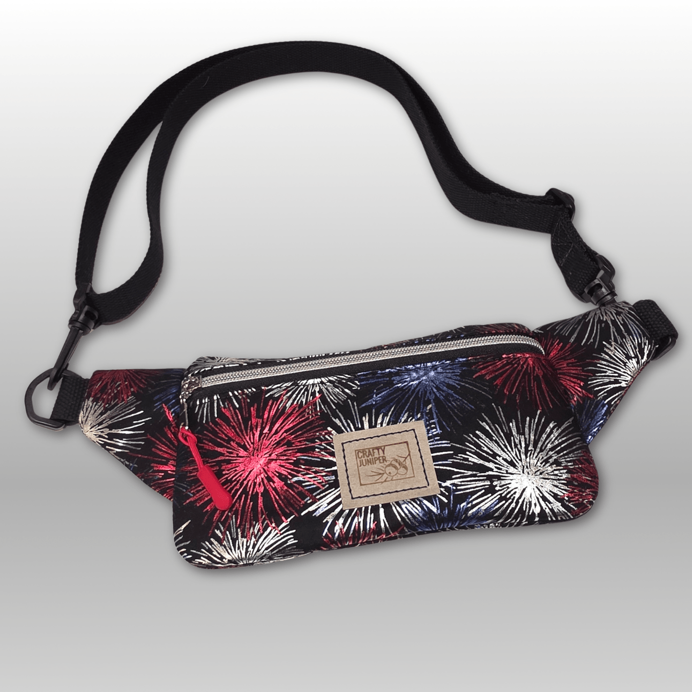 Bum Bag in Fireworks Cotton - Crafty Juniper