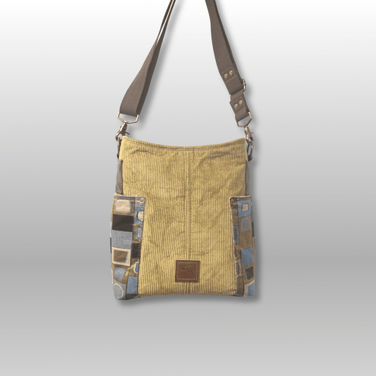 Compass Bag in Corduroy - Crafty Juniper