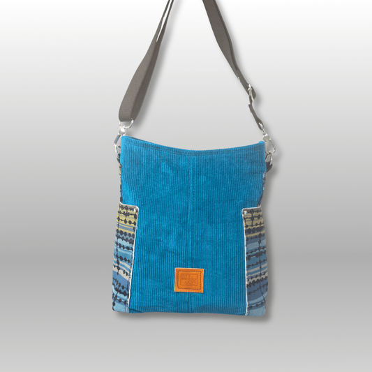 Compass Bag in Corduroy - Crafty Juniper