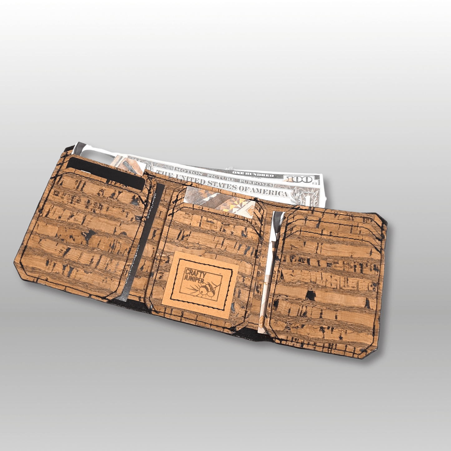 Cork Trifold Wallet - Crafty Juniper
