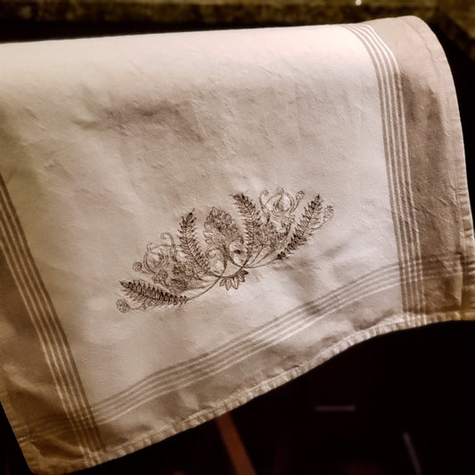 Embroidered Tea Towel - Crafty Juniper