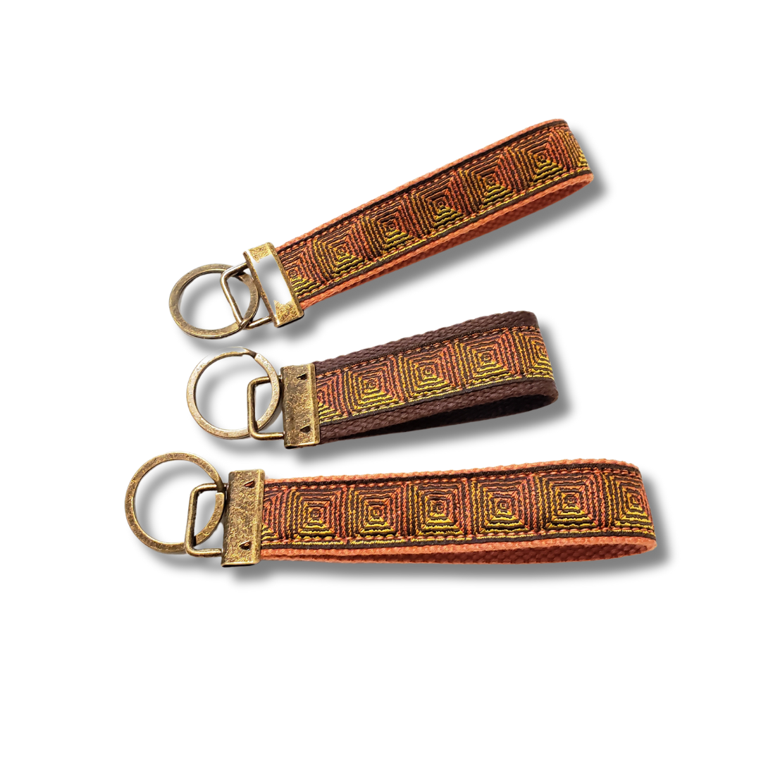 Various Ribbon and Webbing Key Fobs