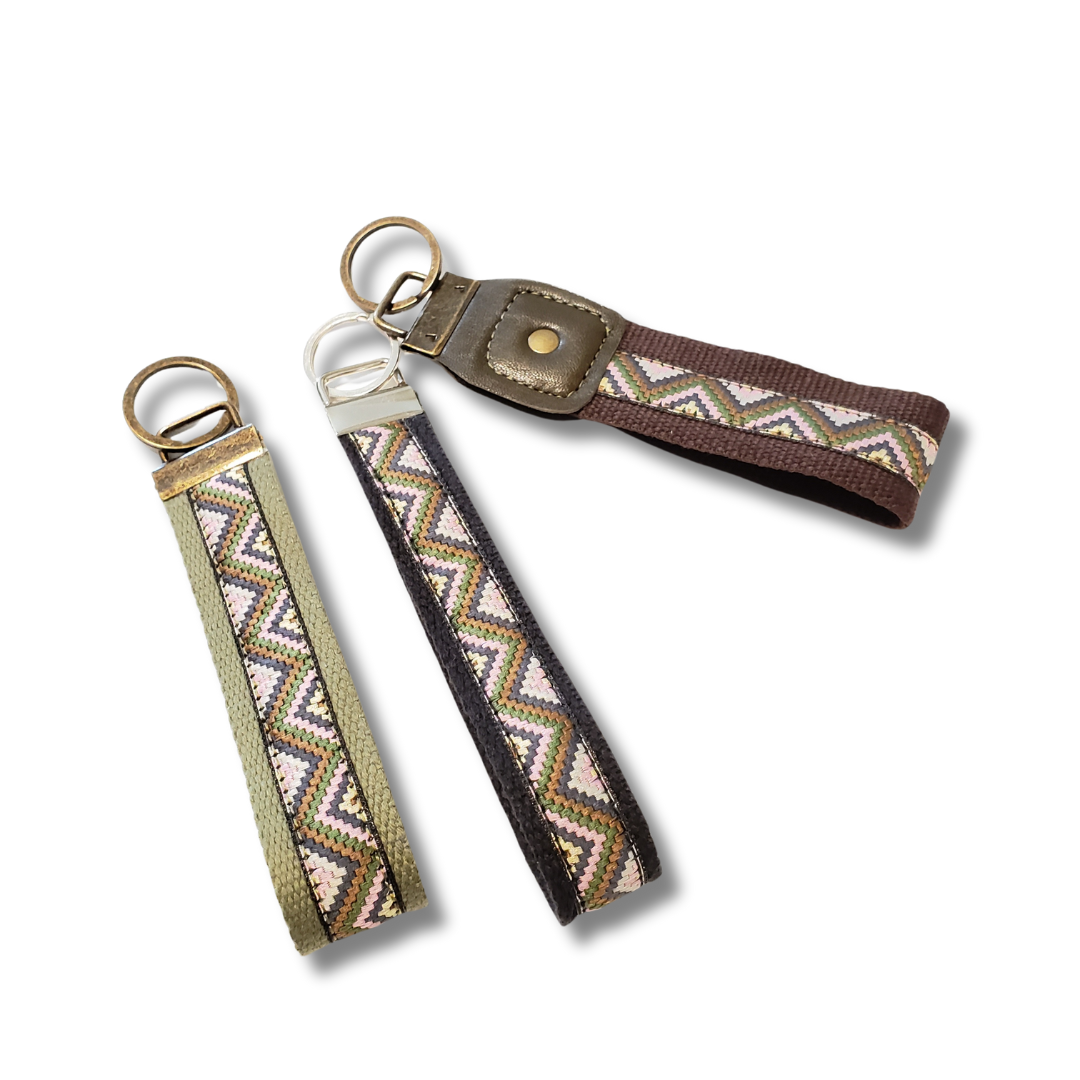 Various Ribbon and Webbing Key Fobs