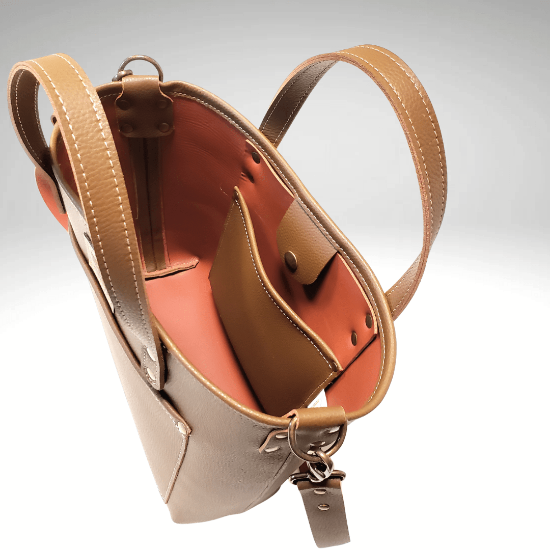 Leather Brooke Mini Tote - Crafty Juniper
