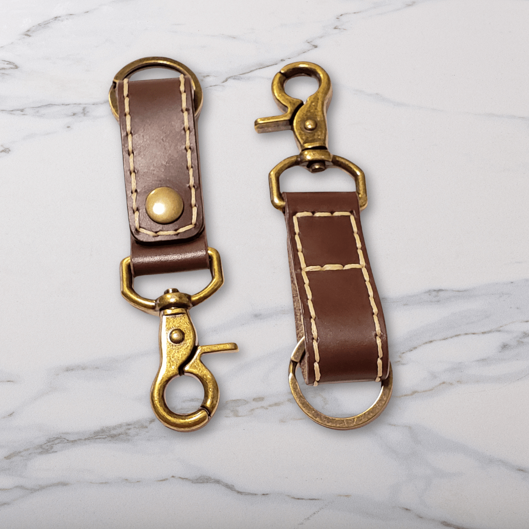 Leather Key Fob - Crafty Juniper